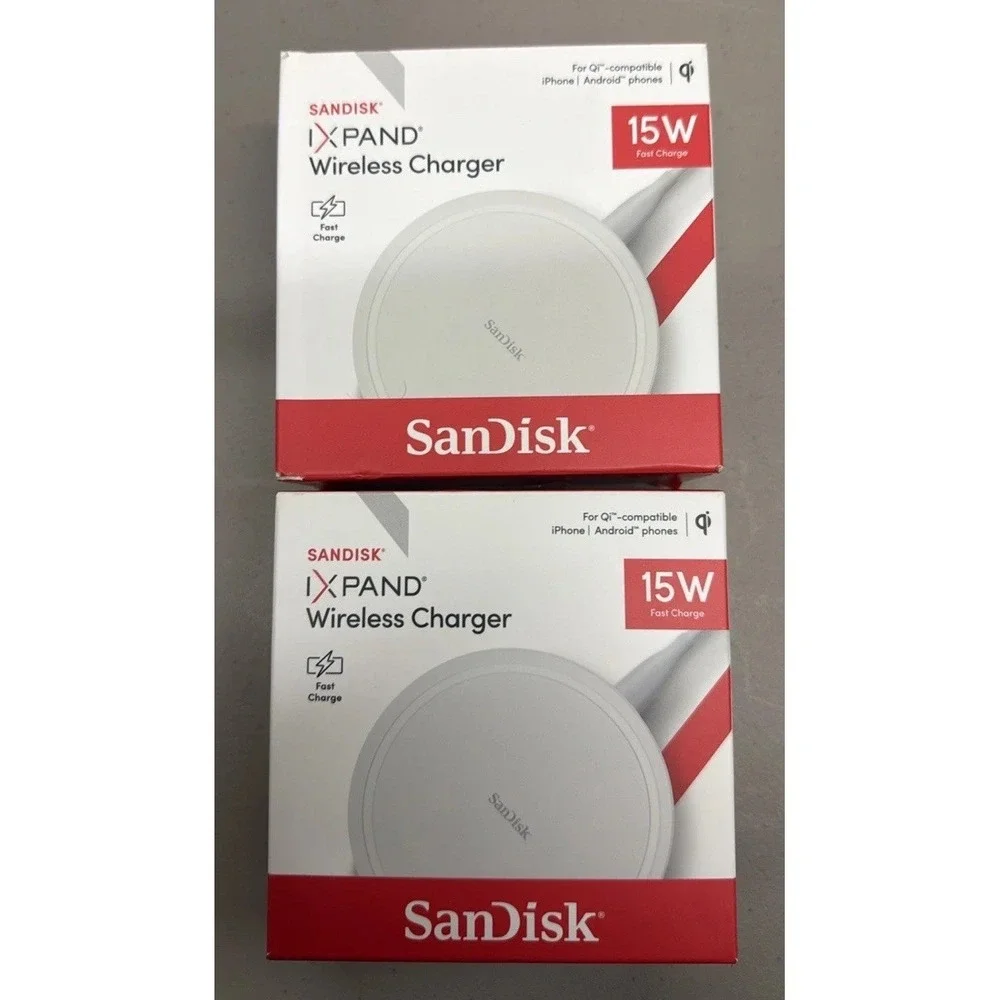 SanDisk Ixpand‎ Wireless Charger 15W Qi-compatible Device-opened box never used